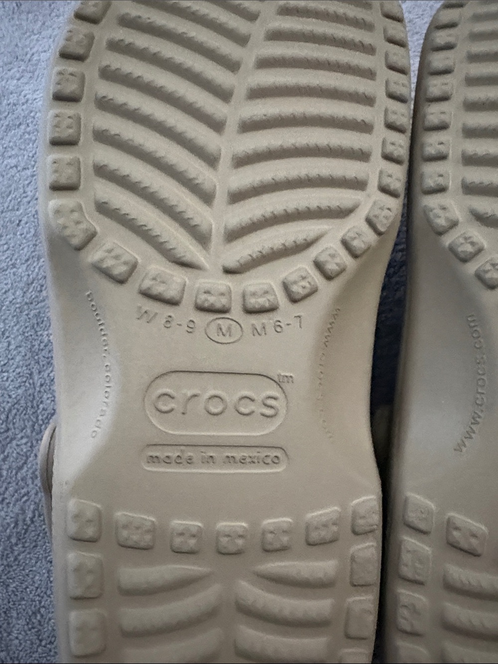 CROCS Women’s Classic Crocs in Beige Tan - Picture 5 of 5